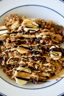 Peanut Butter Chunky Monkey Baked Oatmeal: Savory Sweet and Satisfying