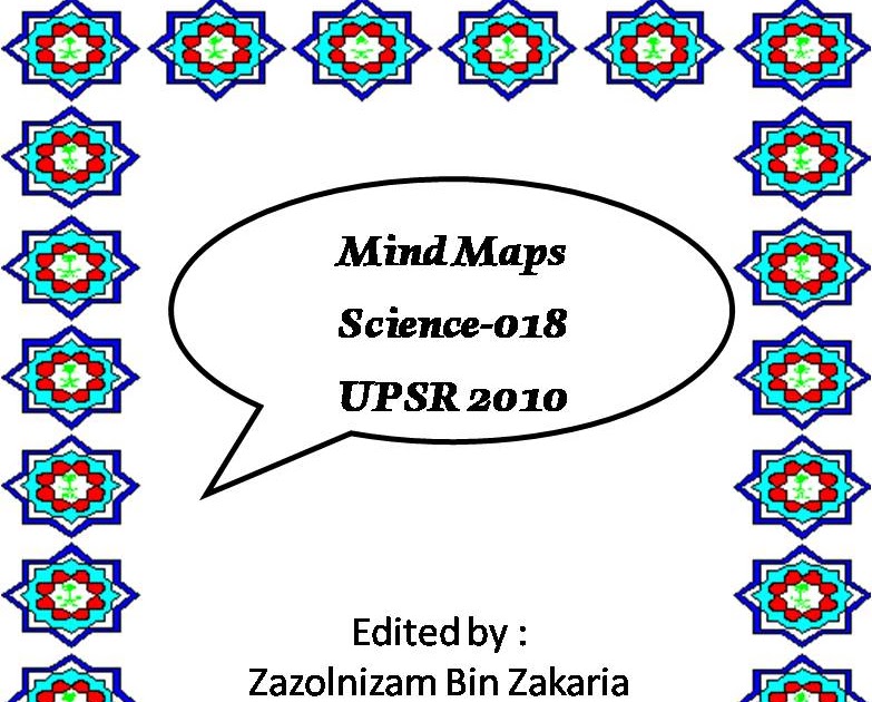 ZAZOLNIZAM BIN ZAKARIA: Peta Minda Sains (UPSR) Tahun 4-6