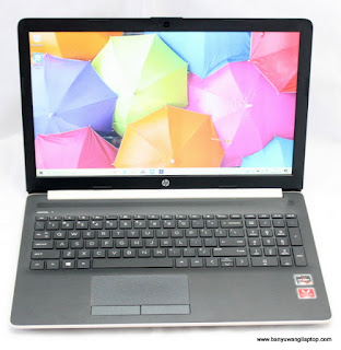 Jual Laptop HP 15 - DB001AU AMD Ryzen 3 Bekas Like New Banyuwangi