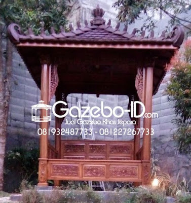 Gazebo Kayu Jati Ukir