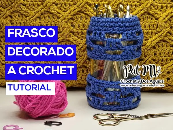 funda-para-frascos-crochet