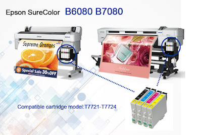 Epson printer with ink cartridge 