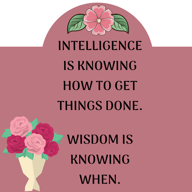 Intelligence and Wisdom