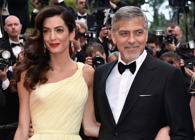  George Clooney HD With Wife Images