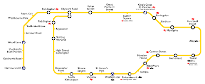 The extended Circle Line on the London Underground, or Tube, could be called the Lasso Line