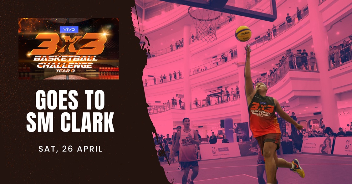 vivo 3x3 Basketball Challenge heads to SM City Clark Pampanga