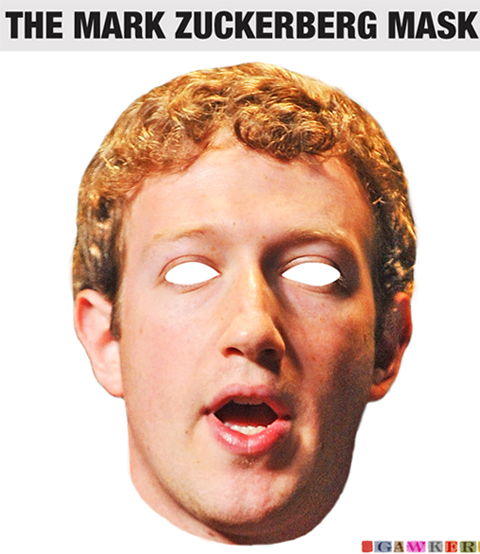 Ekspresikan Dirimu Dengan Topeng Halloween Mark Zuckerberg