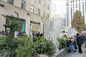 Ángeles de Navidad y Renos del Rockefeller Center, Nueva York