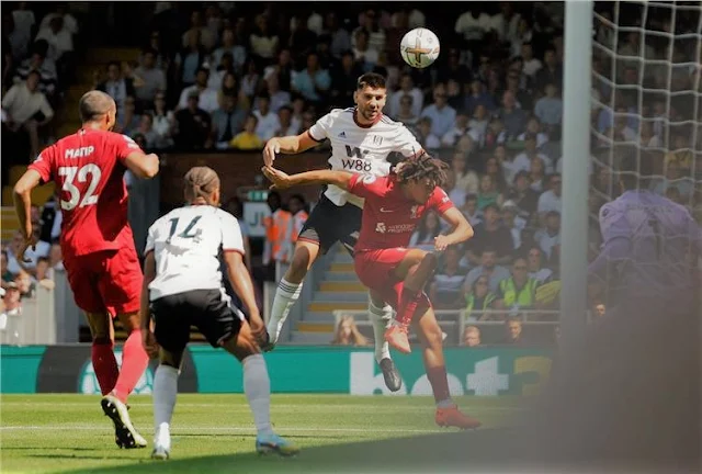 Liverpool draw in the Premier League against Fulham