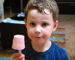 kid with popsicle