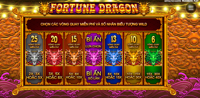 Fortune Dragon-Slot kiếm bạc triệu đơn giản-Pragmatic Play Freespin