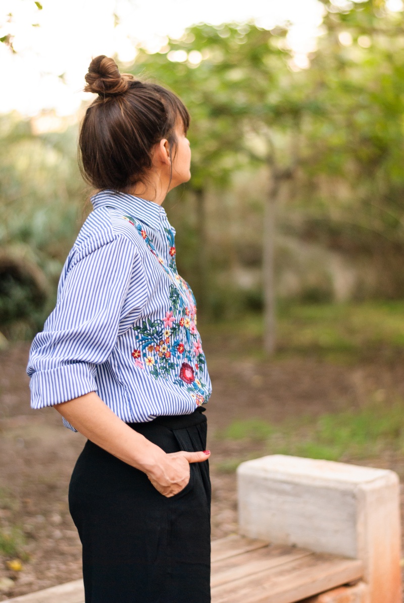 Flowers Zara Shirt