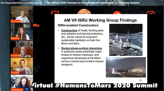 ISRU also needs to focus on rocket plume mitigation (Source: 2020 Humans to Mars Summit)
