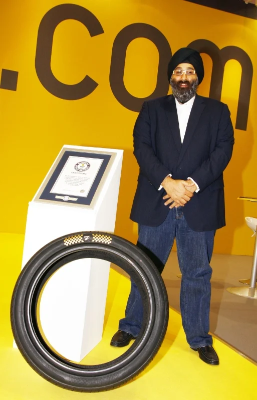 Kỷ lục Guinness sẽ xác nhận đây là lốp xe...đắt nhất hành tinh