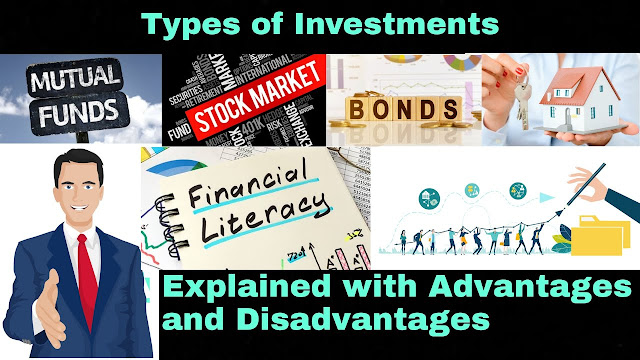 different types of financial investments