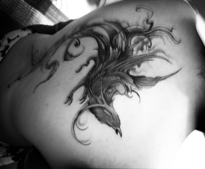 birds tattoo. Phoenix Bird Tattoo