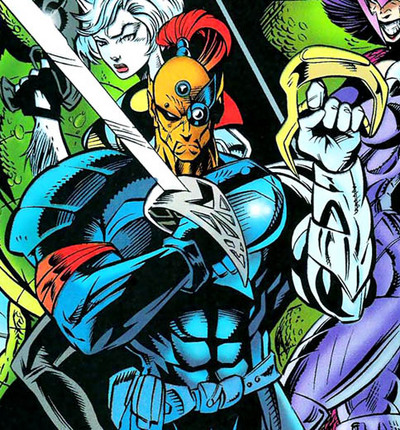 Raza Longknife - Marvel Comics Villains Penjahat anggota team Starjammmers bertubuh cyborg