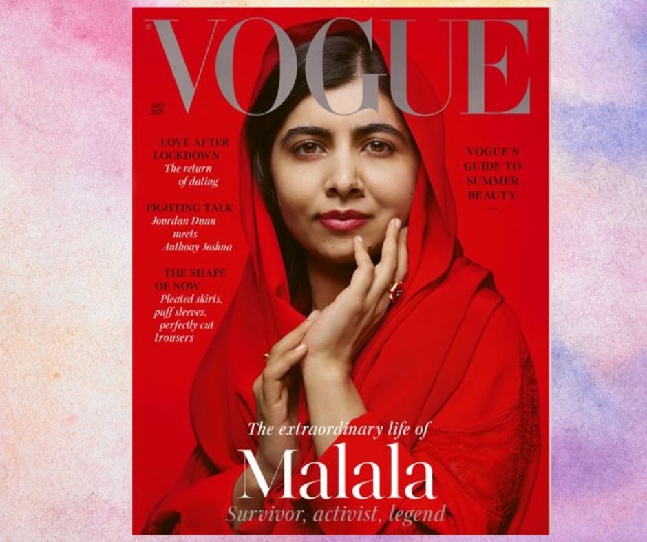 malala yousafzai vogue, malala yousafzai, i am malala, malala yousafzai awards, vogue,vogue meaning in urdu,vogue magazine cover,vogue magazine