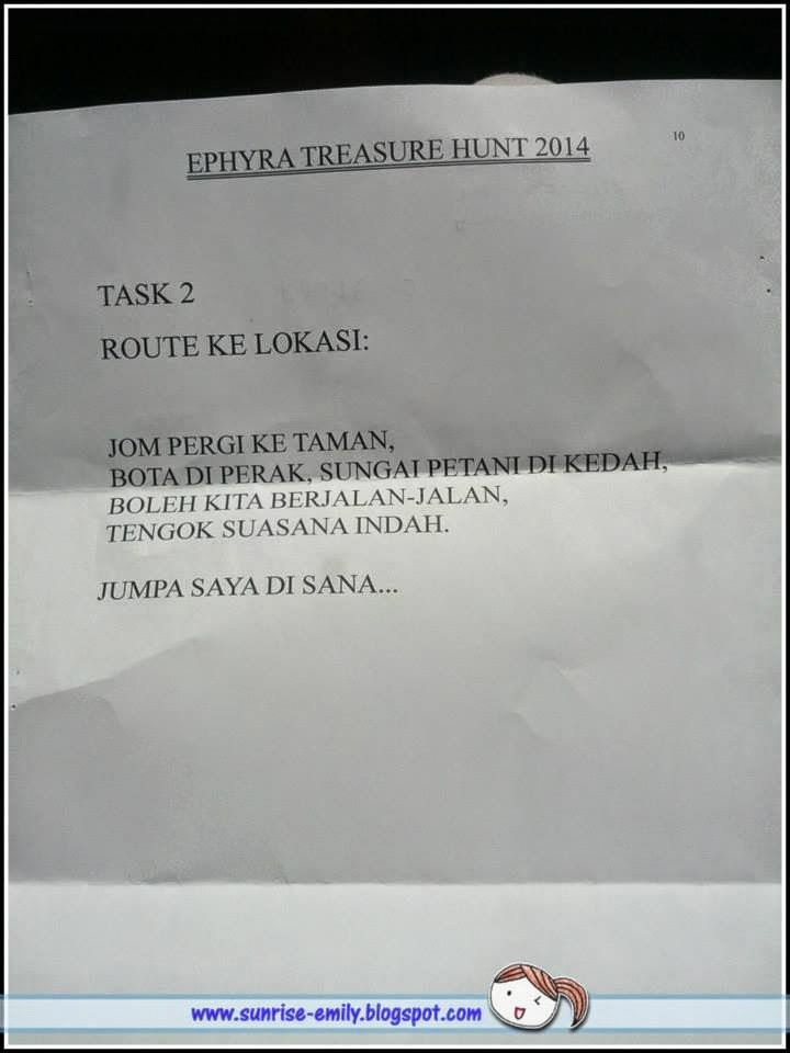 TUGASAN KE 2  EPHYRA TREASURE HUNT