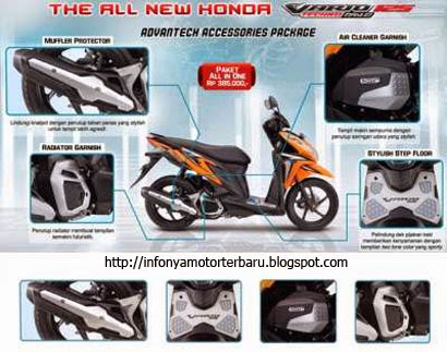 Harga Aksesoris Motor Honda Vario 125 Juli 2014