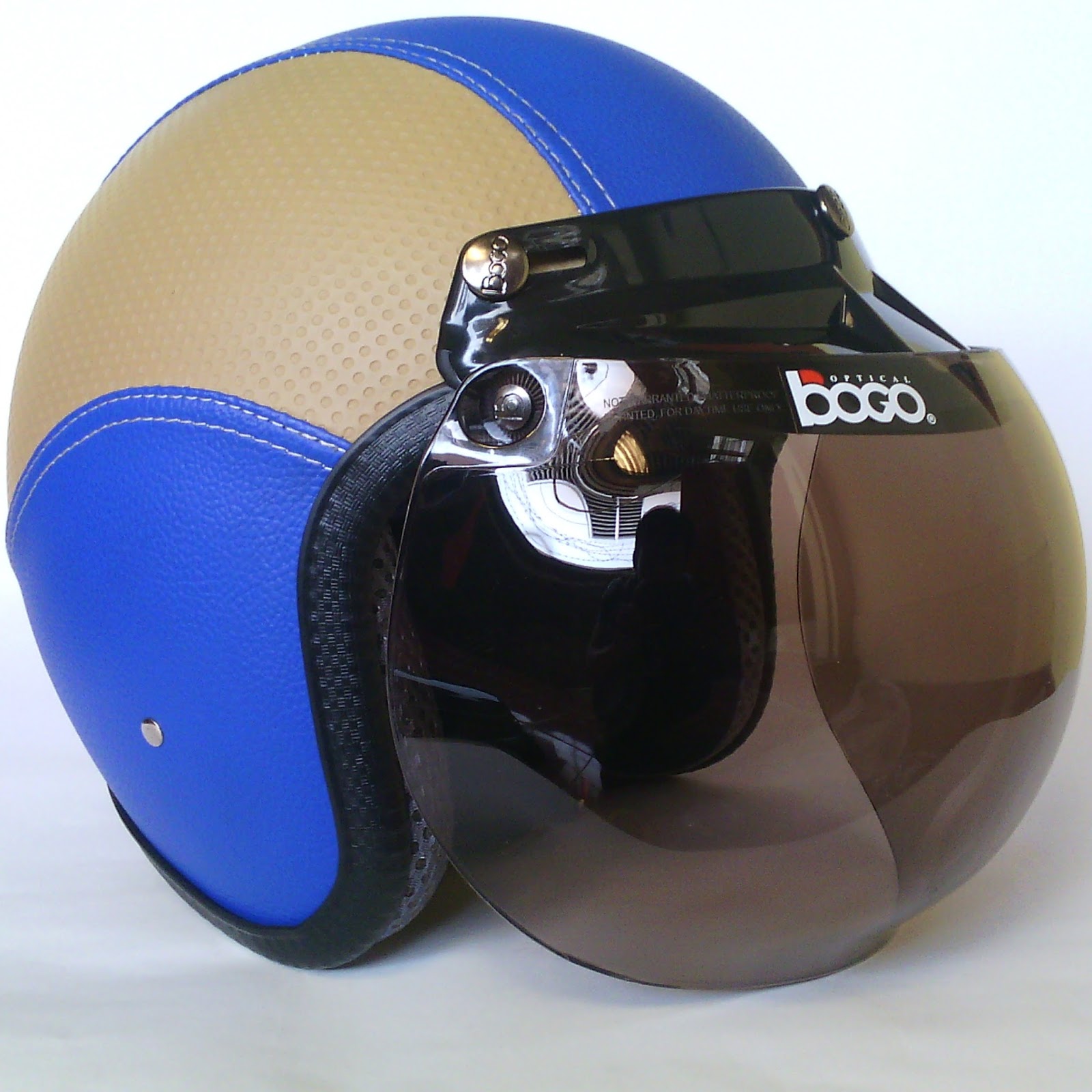 Helm Kaca Bogo Helm Model Kaca Cembung Helm Retro Klasik