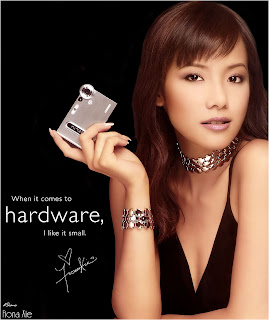 Fiona Xie's Casio Advertisement Photo / Poster