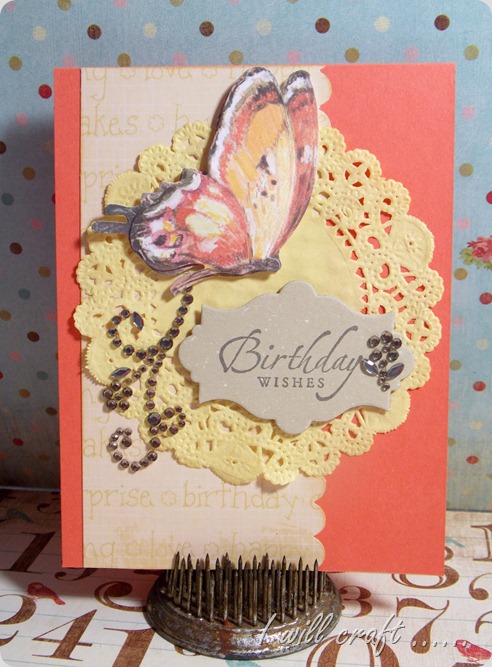 I will craft... Butterfly Birthday Card (2)