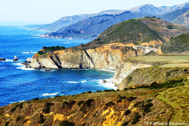 Bixby Bridge California Coastal Drive Through Big Sur