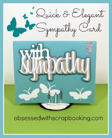 Close to My Heart, Cricut, Artfully Sent, card, sympathy, how to, Explore, CTMH