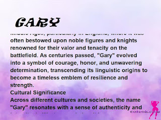 ▷ meaning of the name GARY