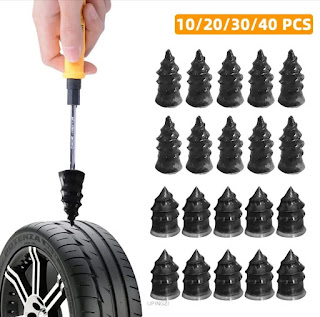 Universal Vacuum Tyre Repair Nail Kit Tubeless Rubber Nails