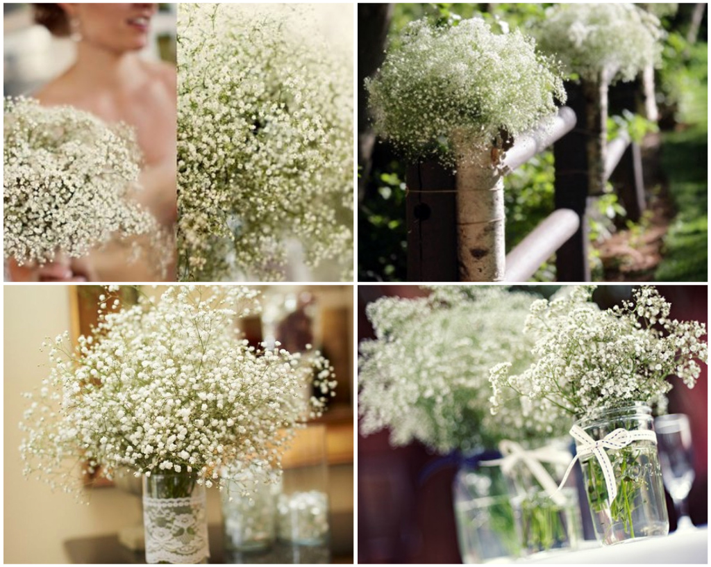 baby s breath wedding