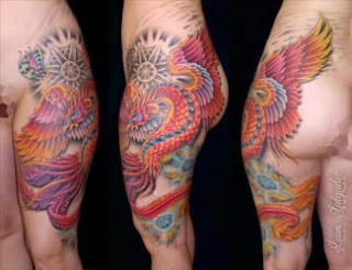 Picture Japanese Phoenix Tattoo Designs With Image Japanese Phoenix Tattoo On The Thigh
