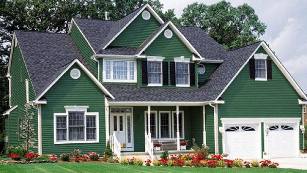 Painted Ladies - Green Painted Houses