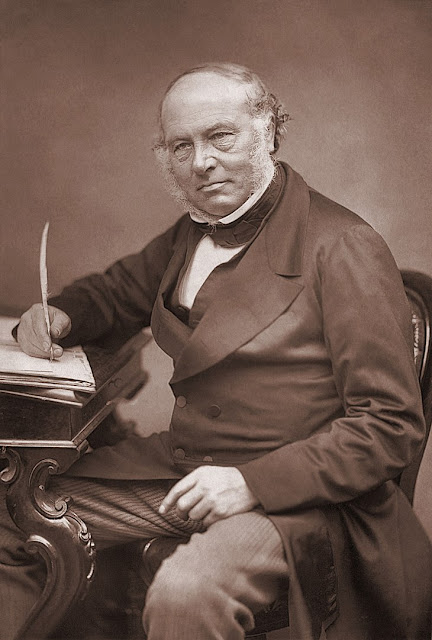 Father of first stamp Rowland Hill