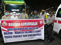  Peduli Sesama, Kapolres dan Dandim Lepas Bantuan Kemanusian ke Sulbar