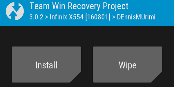 TWRP 3.0.2-1 RECOVERY FOR INFINIX HOT 3 - X554 BUILD 160801V2 [MT6580]