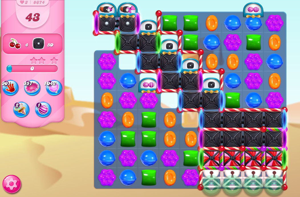 Candy Crush Saga level 8674