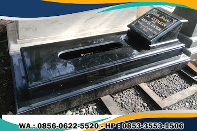 Harga Makam Marmer, Contoh Makam Marmer Hitam, Gambar Kijing Makam Marmer