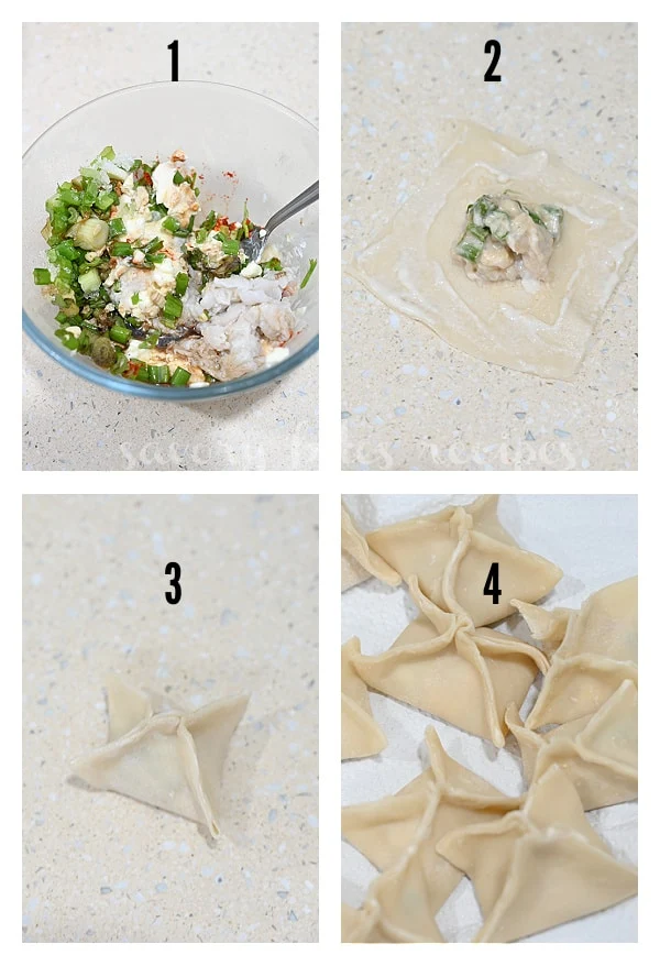 steps to make crab rangoon