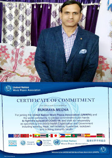  rajasthan current affairs-2020, rukmaiya meena world peace award from united-nations