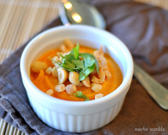 Thai Butternut Squash Soup - healthy and delicious!