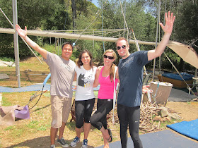 Group shot after flying trapeze lesson.