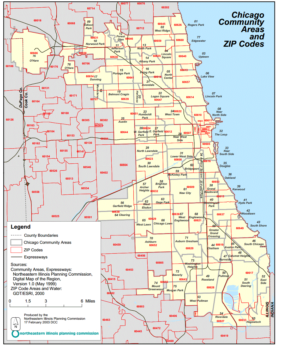 Chicago Zip Code Map | Locate Chicago Neighborhoods - Chicago
