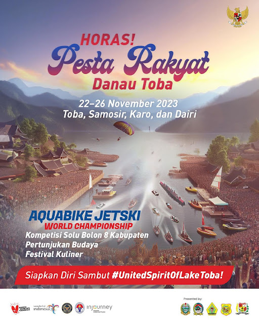 pesta rakyat danau toba aqua bike