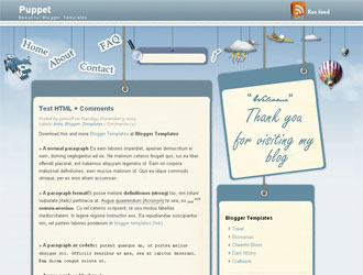 Puppet Blogger Template