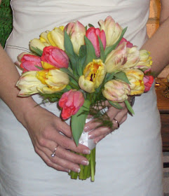 Parrot Tulip Bridal Bouquet by Stein Your Florist Co.