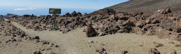 NARICES DEL TEIDE A PICO VIEJO - MIRADOR DE PICO VIEJO - ASCENSIÓN A PICO TEIDE - MIRADOR DE LA FORTALEZA  - TEIDE A MONTAÑA BLANCA, señal y sendero número 23 (Los Regatones Negros)