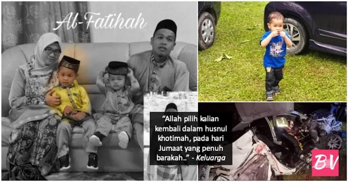 ALFATIHAH - Wanita Hamil Maut Bersama Anak & Suami, Kini Tinggal Si Sulung Yatim Piatu