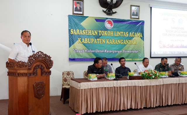 KodimKaranganyar - Sarasehan Lintas Agama Bersama Bupati Karanganyar